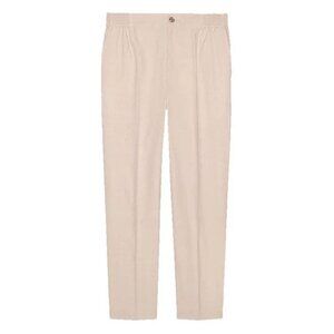 NWT Gucci Cotton Pants in Cream Size 46